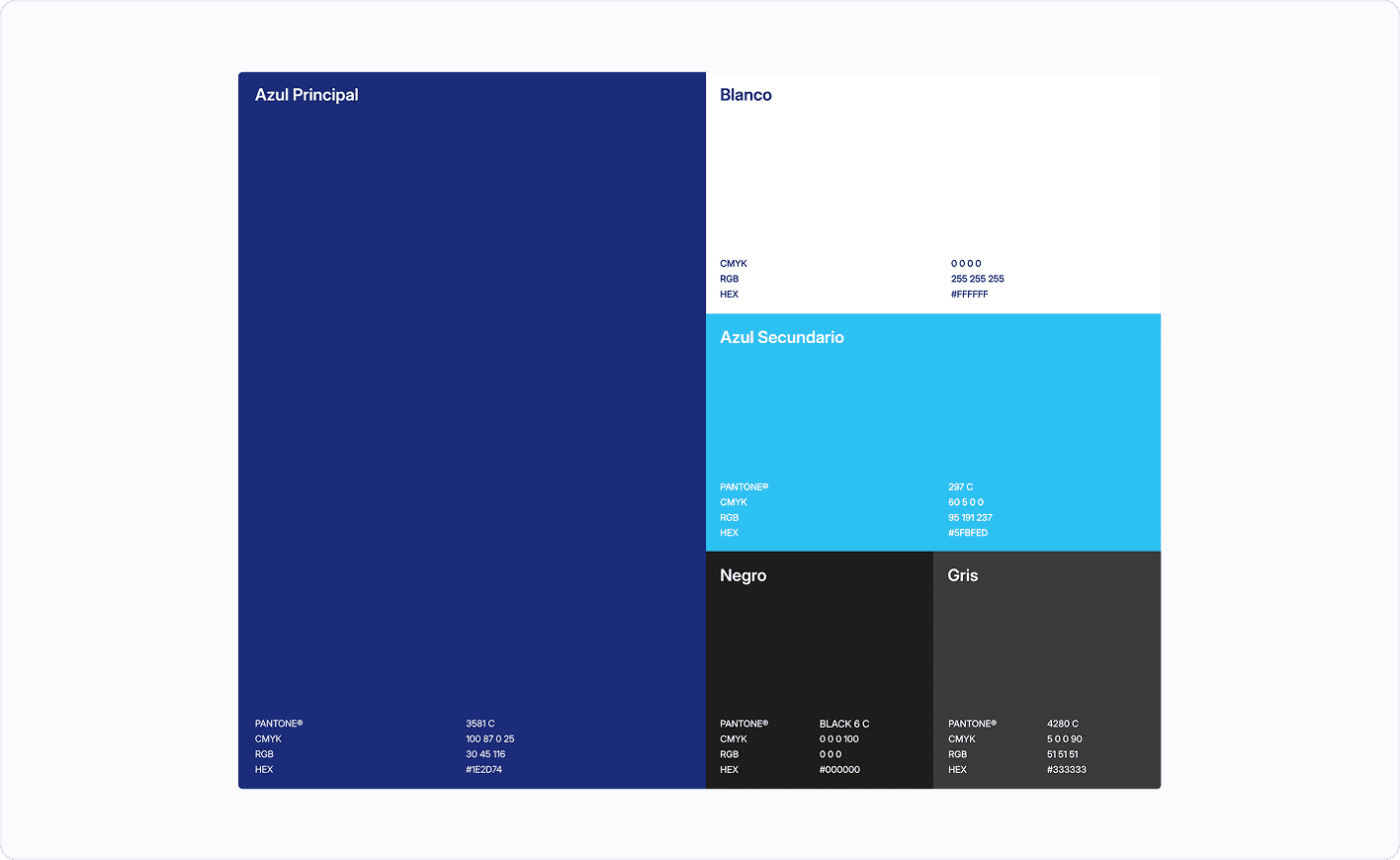 Paleta de colores IMQ